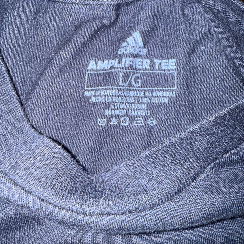Adidas Men's Dark Blue Long Sleeve Tee - Picture 2 of 3